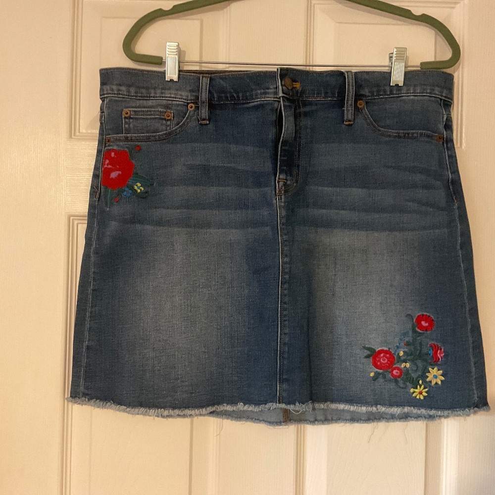 J Crew Denim Skirt - Size 14